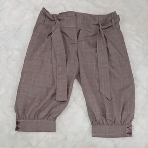 Metro Brown Checkered Trousers